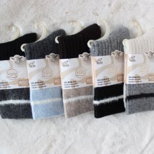 5 x Skarpetki damskie wełniane 35-38