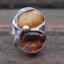 Surowy - pierścionek regulowany