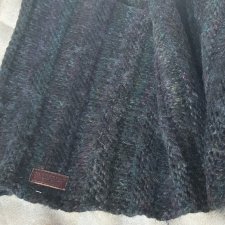 SEEBERGER EST.1870 bardzo ciepły firmowy jakościowy komin Logo i metka firmowa