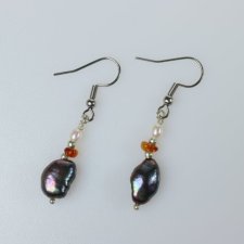 srebrne kolczyki "boho"