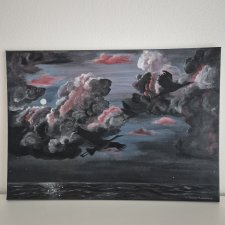 Obraz akrylowy "Odlot czapli"