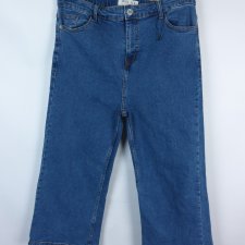 Yours wide crop spodnie dżins 3/4 - 16 / 44