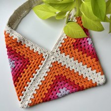 Torebka na ramię - pomarańczowa