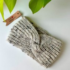 Opaska - szary melanż