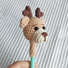 ozdoba na ołówek jelonek, jeleń