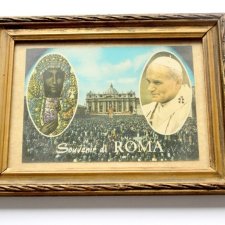 PAMIĄTKA Z RZYMU obrazek ROMA WATYKAN PRL