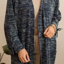 granatowy sweterek XL