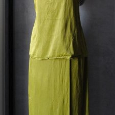 Cudowny komplet oliwkowa spódnica top XS S