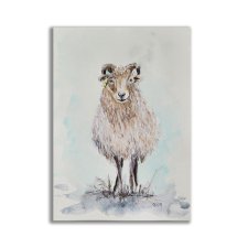 Obraz ręcznie malowany "Baranek" +rama