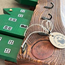 Wieszak Domki hand made