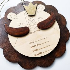 Metryczka urodzenia - Lew