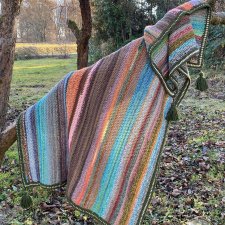 Koc-pled szydełkowy