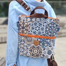 Pikowany plecak torba 2w1 Lizbona