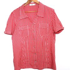 MILLA koszula damska kratka country bufki 46 XXXL