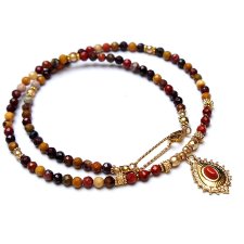 Jaspis Mokait vol. 4 /19.07.25 choker/ - Szlachetna kolekcja