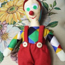 Pajacyk lalka przytulanka