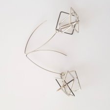 Kolczyki Geometric v silver