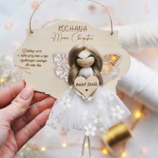 Podziękowanie dla Matki Chrzestnej - chrzciny, komunia