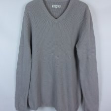 Reiss męski szary sweter bawełna / L
