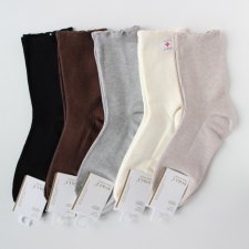 5 x Skarpetki damskie gładkie 35-38