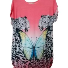 Motyl i Lamparty Unikatowa bluzka Vintage Y2K