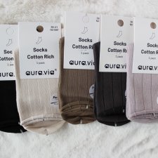 5 x Skarpetki bezuciskowe damskie 39-41