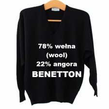 exclusive wool sweater Benetton