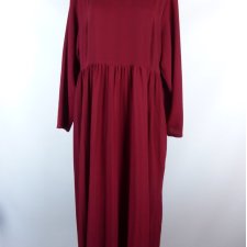 SHEIN Curve bordowa sukienka maxi / 3XL - 50