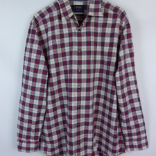 Charles Tyrwhitt koszula bawełna kratka / L classic fit