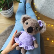 Koala dziewczynka, Miś pluszowy na prezent, Przytulanka dla dziecka