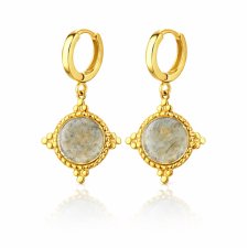 kolczyki ROYALS z labradorytem