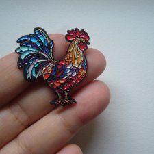 PIN PRZYPINKA BROSZKA KOGUT