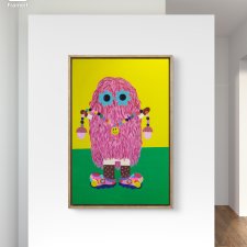 Obraz na płótnie pt."Szaman z muchomorami"