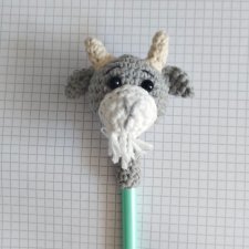 ozdoba na ołówek koziołek, koza