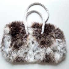 Torba na Ramię Vintage Futerko Futro