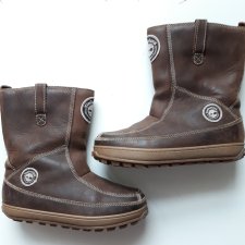 Brązowe Kozaki Śniegowce Timberland Skóra Naturalna 38