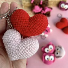 Brelok walentynkowy serduszko