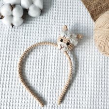 opaska do włosów lama