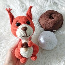 szydełkowa wiewiórka Weronika