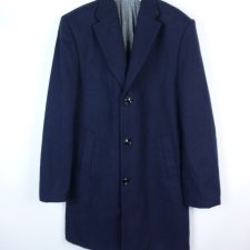 HYMN London męski wełniany płaszcz jesionka / S