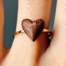 Pierścionek z serduszkiem