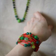 Komplet naszyjnik i bransoletka