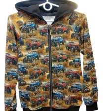 Bluza rozpinana z kapturem, traktory 140/146