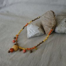 Naszyjnik boho koralikowy
