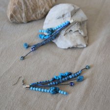 Kolczyki wiszące boho