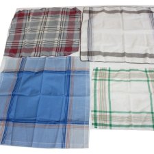 Bawełniane męskie chusteczki do nosa PRL 4szt