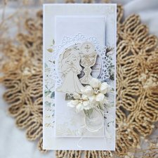 Kartka komunijna dla dziewczynki