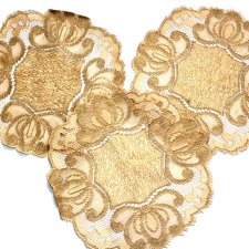 RETRO serwetki w kolorze starego złota 3szt