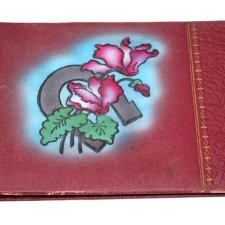 CYKLAMENY stary album na zdjęcia PRL