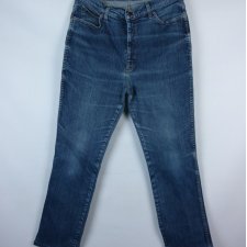 Wrangler spodnie jeans wysoki stan vintage nogawki proste 16 / 42